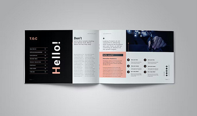 Free Business Brochure agency annual brochure business business brochure business design business template catalog clean company corporate culture graphic design minimal normal plan profile report simple template