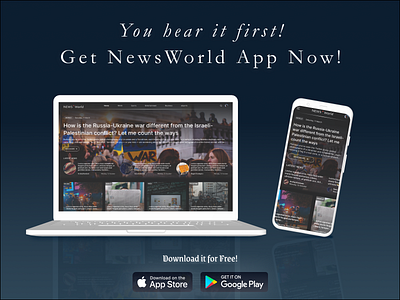 News World App✨ 3d animation app application branding clean design featured graphic design illustration inspiration latest logo motion graphics product design ui uiux userexperience vector website
