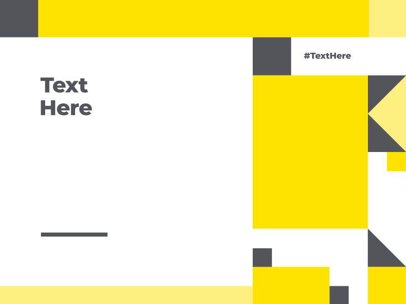 Title Sequence blocks branding kinetic typography motion graphics shapes title sequence transitions yellow