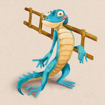 Bill alice alice in wonderland animal animals art character character design cute illustration digital art illustration illustration art illustrator kids illustration lewis carroll алиса в стране чудес детская иллюстрация ящерка билль