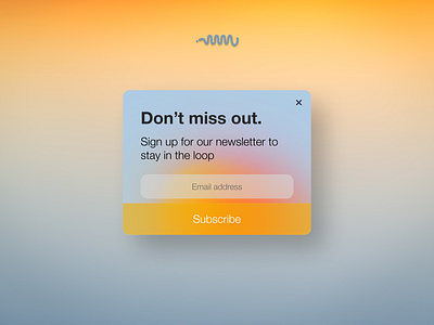 Pop-Up design ui ux