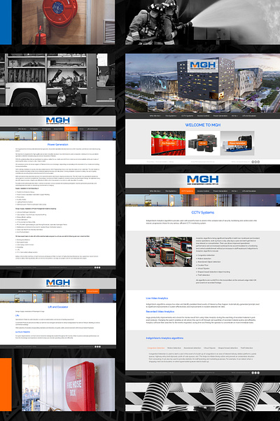 Website Design for Firefighting Company design motion graphics ui web