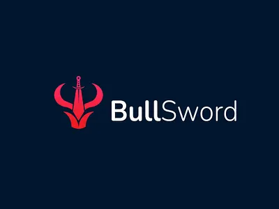 BullSword Logo Design branding bull bull logo design bull vector bullsword design illustration logo logodesign modern modern logo design simple sword logo sword vector ui vector