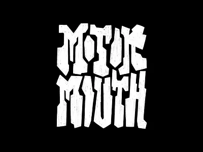 Motor Mouth. Lettering graphic design hand lettering illustration latin lettering procreate