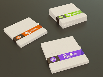 Minimal pizza box packaging adobe illustrator blender box dopestyle font dribbbleweeklywarmup illustration isometric krecker font logo packaging pizza