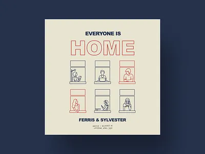 Ferris & Sylvester artwork album artwork design graphic design illustration lockdown musicians nhs pandemic people typography vector