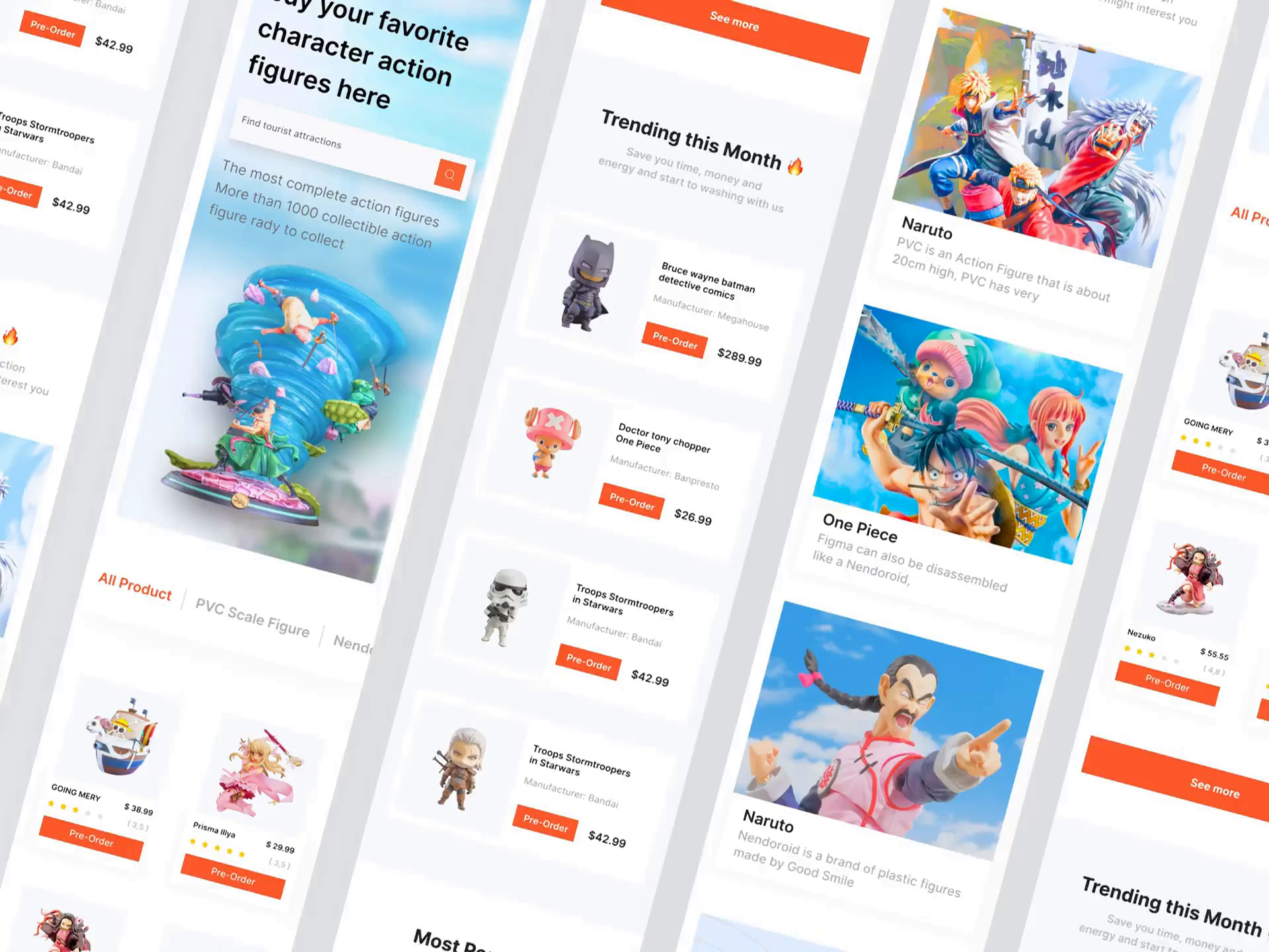 Action Figures Responsive site by Bayu Aji Sadewa for Korsa on