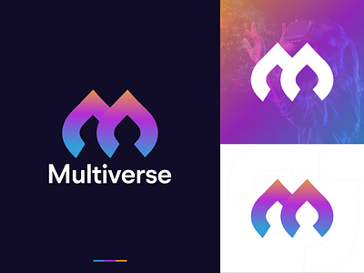 Multiverse Logo Design a b c d e f g h i j k l m app icon logo brand identity branding futuristic imonuix logo logo design logo trends 2022 logomark m monogram metaverse minimalist logo modern logo monogram nft logo symbol tech technology virtual reality logo visual identity