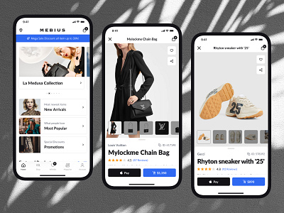 Homepage and Product Page - iOS Mobile App by Vladimir Rakshâ on Dribbble