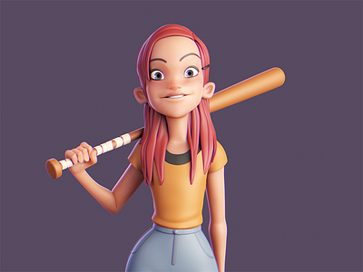 Summer - Nick 3d blender character stylized