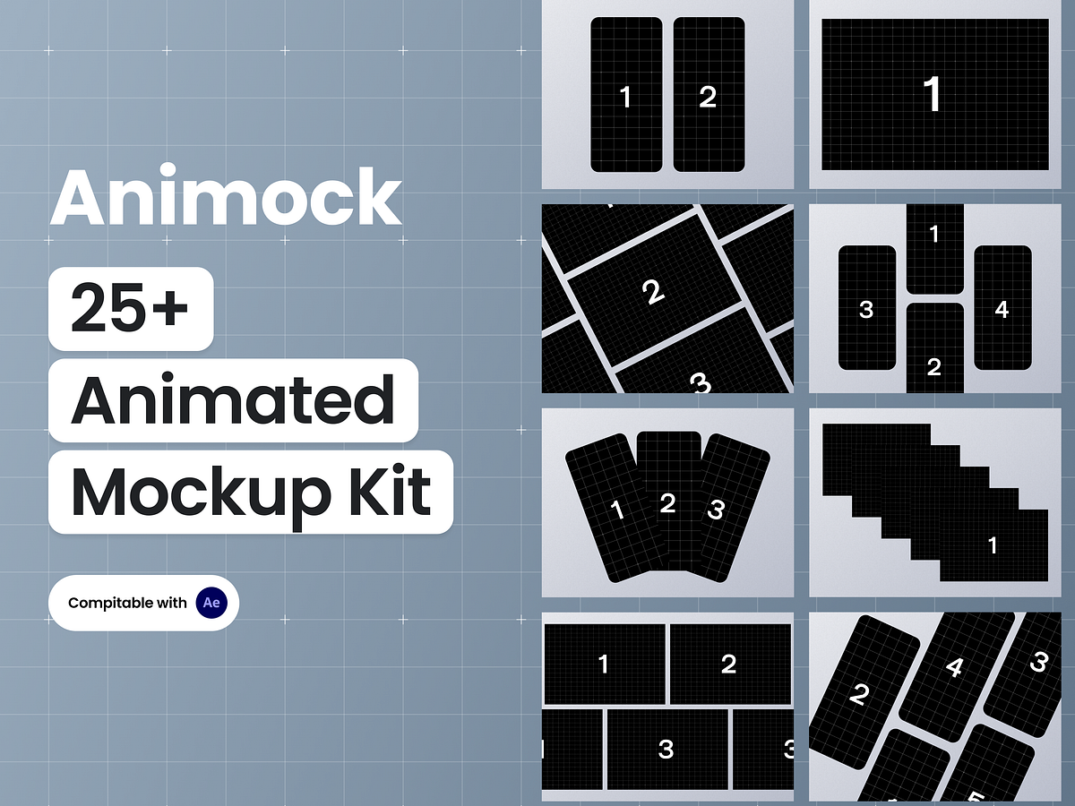 Animated Mockup designs, themes, templates and downloadable graphic