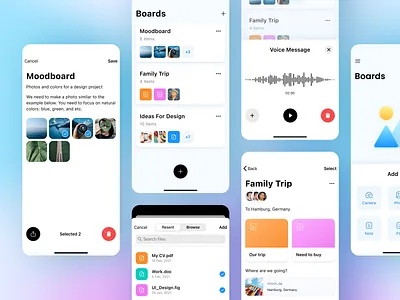 Mobile Notes App app app design design illustration ios mobile notes notes app ui ux