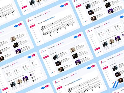 Sheet Music App animation dashboard design education homepage interaction interface landing landing page motion music platform sheet ui ux web web design web interaction web ui website