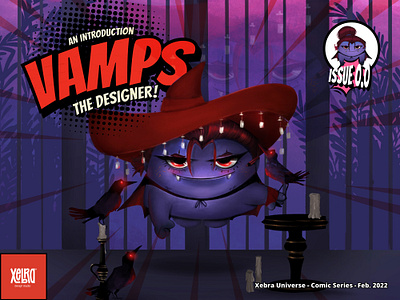 Vamps™ Comic Issue 0.0 character design digital painting illustration