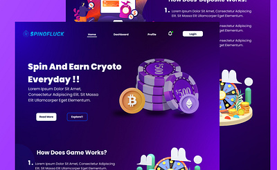 crypto game website design by XLENT Studio design gaming website ui ux webs