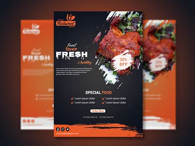 RESTAURANT FLYER DESIGN