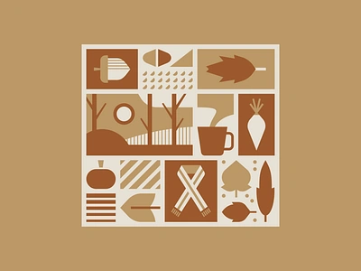 September calendar fall icon illustration september shape