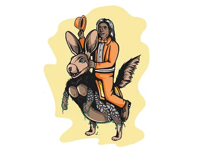 Salazar & the Chiryn art art challenge bold lines design graphic design illustration procreate art youtube art challenge