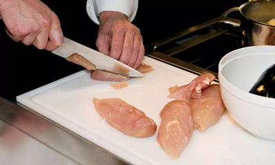 How to Cut Chicken Breasts Into Tenders