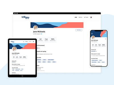 Job Board for Dental Hygienists app design product design user experience