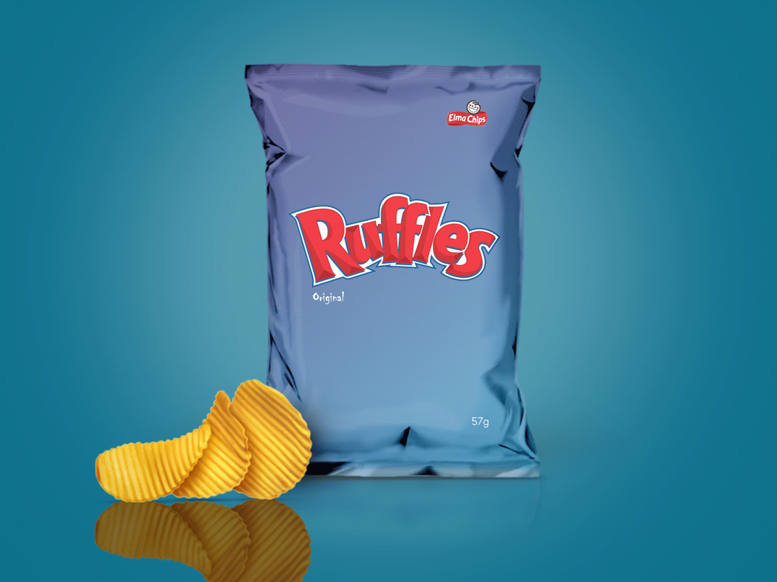 Ruffles minimalist packaging concept des design graphic design