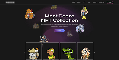 NFT - a project for a client in Europe. app design illustration logo ux web website