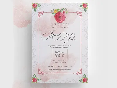 Wedding Invitation Flyer popular