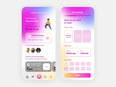 Assistent Management design landing page mobile mobiledesign ui uiux user experience user interface ux