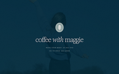 Coffee With Maggie branding design graphic design illustration logo web design