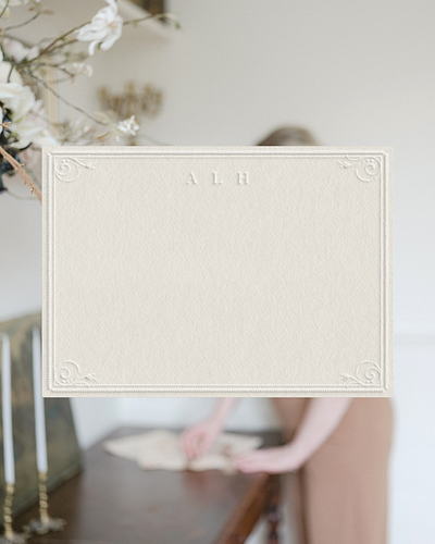 Amy Louise Hatch blind emboss branding design frame graphic design illustration logo stationery stationery design