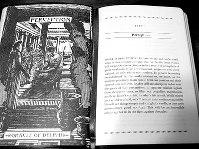 Book Illustration - Oracle or Delphi book book illustration illustration inkscape philosophy ryan holiday scratchboard vector