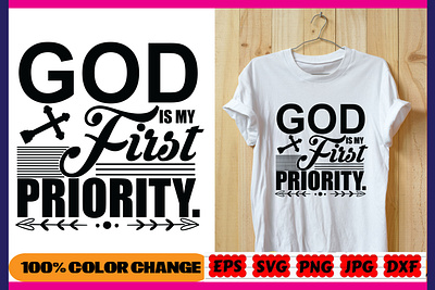 GOD IS MY FIRST PRIORITY print