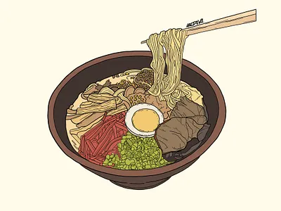 🍜 Ramen illustration branding cartoon illustration comics illustration design digitaldrawing digitalillustration doodle doodle food food illustration foodart fooddrawing foodsketch graphic artist graphic design illustration line art ramen sketch sketchbook vector