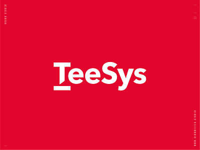 TeeSys — innovation agency logo agency bold design innovation logo typography
