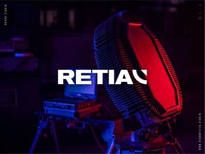 RETIA — military radio equipment manufacturer design logo military radar radio symbol