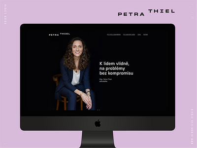 Petra Thiel — attorney with a human approach attorney branding design identity logo redesign solicitor typography
