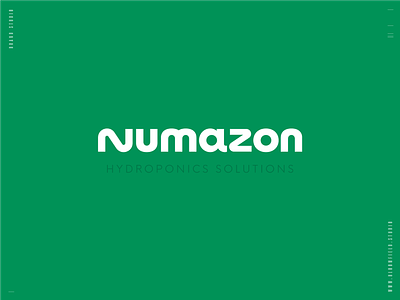 Numazon — hydroponics made easy branding design grow hydroponics identity logo plants redesign typography