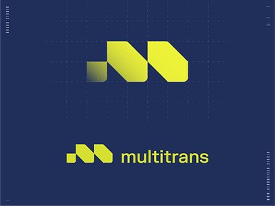 Multitrans — global logistics branding design identity logistics logo redesign trucks typography