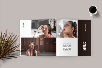 Square Photobook Magazine catalog clean design identity illustration indesign influencer kit kit media layered lookbook magazine magazinetemplate multipurpose photobook photobook magazine print printable template tmint