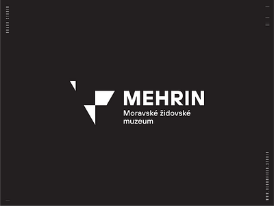 MEHRIN — jewish museum in Moravia branding design identity jewish logo moravia museum typography