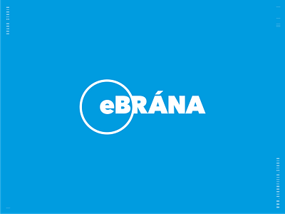 eBrana (eGate) — advertisement agency agency branding design identity logo redesign typography