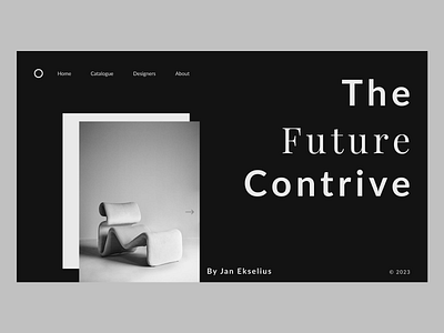 Furniture - Website concept architecture chair concept furniture furniture web graphic design interior web design landingpage layout minimal page site ui ux visual design web web design webdesign webpage website