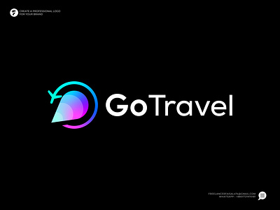 Travel.go logo design concept abstract logo airplane brand identity branding business logo mark go gradient logo mark graphic design holiday l o g o d e s i g n e r logo logo design logo icon logo mark modern logo symbol tour travel trip vector