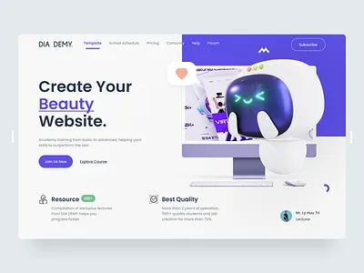 Clean UI Design - Mono 01 3d clean design clean ui illustration ui ui design web design