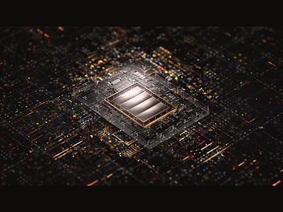 Computer processors in future 3d arnold arnold render bokeh cgi cinema4d computer displacement future graphic illustration micro photoshop processor