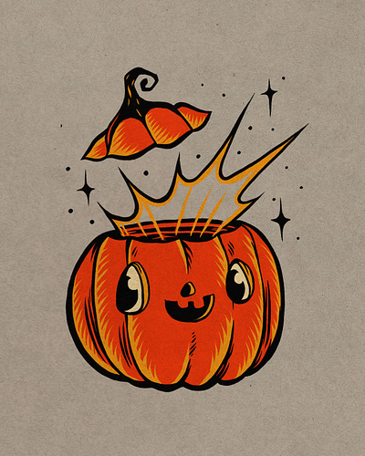 WEENZINE NINE art character cute drawing halloween illustration ink pumpkin spooky