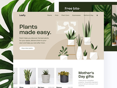 Leafy branding design illustration logo typography ui user interface ux ux design vector