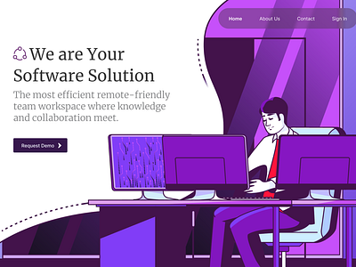Software Solutions Website application design ui ux