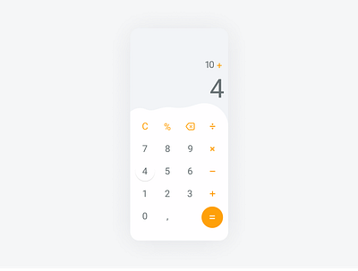 Calculator - Mobile App app calculator daily ui 100 day challenge design ui ux