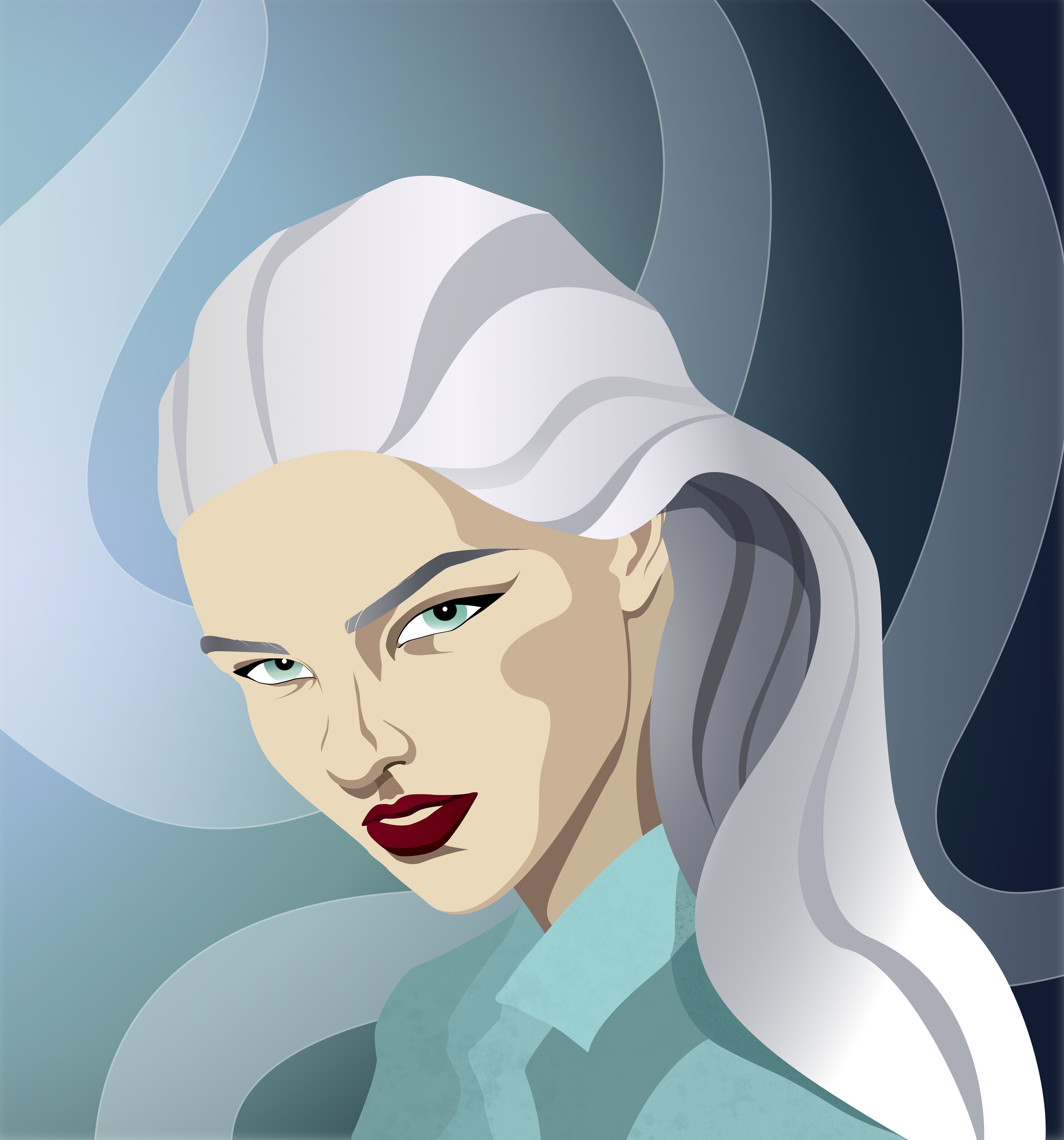 Example of Girl illustration